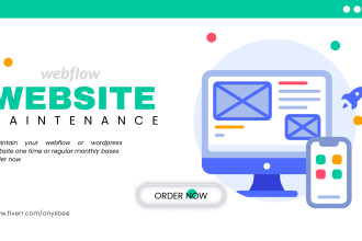 edit, update and maintain your webflow website