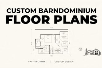 design custom barndominium floor plans and elevations