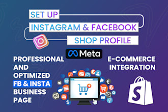 setup or fix tiktok, facebook, instagram shop and shopify meta pixel integration