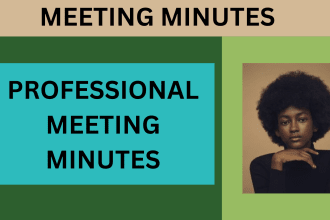 write minutes of meetings of your audios or videos in a short time