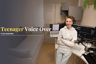 make a german voiceover with a teenage voice