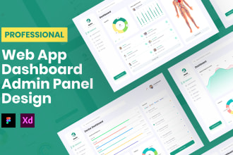 design admin dashboard ui ux web app crm and saas prototype in figma