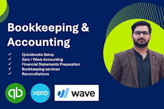 do bookkeeping and cleanups on quickbooks, xero, or zoho