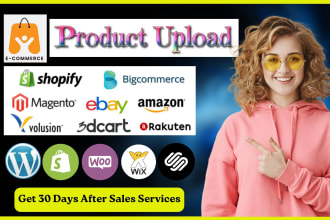 products upload, import for shopify, woocommerce, wordpress, wix ecommerce store