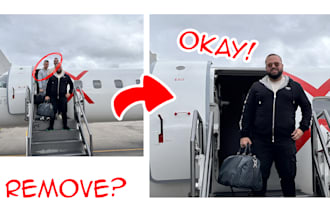 remove object or people from image