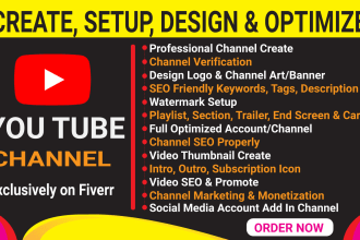 create, set up, and manage your youtube channel