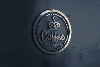 do vintage restaurant, café, coffee shop and bar logo
