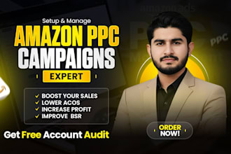setup manage and optimize your amazon PPC campaigns, amazon ads campaign