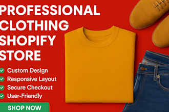 design clothing shopify store fashion streetwears clothing beauty website