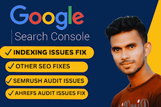fix search console, semrush, ahrefs, technical seo errors,