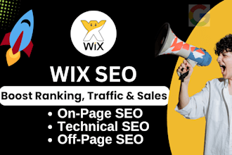 provide complete wix website seo optimization service