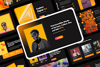 design ai nft crypto pitch deck blockchain presentation saas investor pitch deck