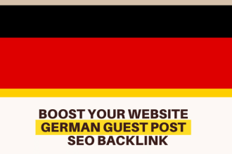 do 300 german guest post with dofollow backlinks