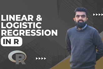perform linear regression and logistic regression in r