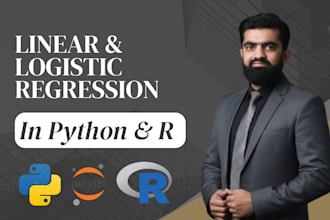 perform linear and logistic regression using python and r