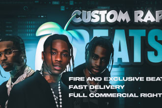 produce an exclusive custom rap beat