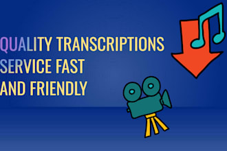 transcribe audio to text and do video transcription