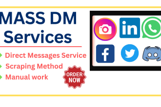 do bulk direct messages via facebook twitter discord instagram mass dm se