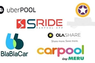 develop taxi booking app and carpooling app, uber clone