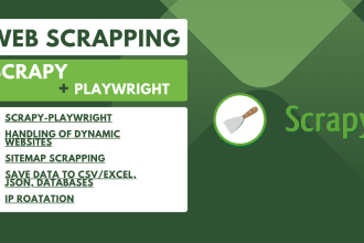 do web scraping with scrapy, playwright, and more
