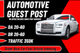 do automotive guest post, auto guest post on high quality automotive car blog