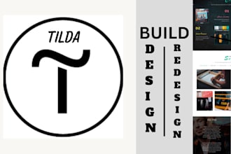 build, design and redesign tilda website