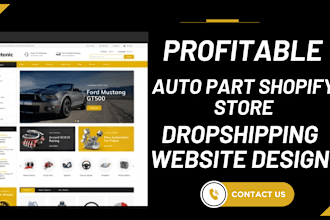 design automotive ymm filter auto part shopify store motorcycle car part website