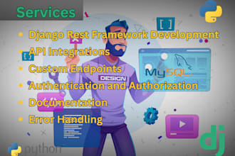 develop custom django API endpoints with rest framework
