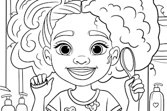 draw amazing african american children coloring book pages