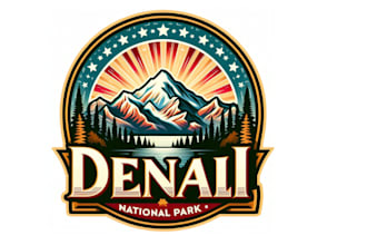 make eye catching  denali national park mascot logo design
