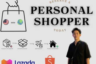 be your personal shopper on shopee, lazada malaysia