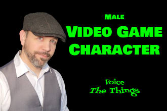 record a video game or cartoon character voice