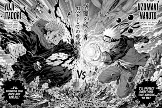 draw manga, webtoon and comic book illustration