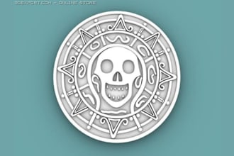 design 3d challenge coin