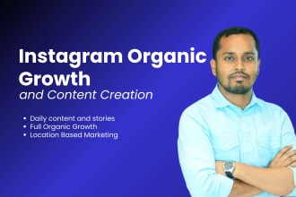 promote manage and grow your instagram page organically