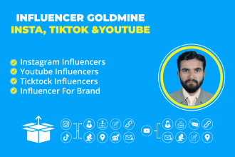 find best instagram, youtube, tiktok influencers list for marketing