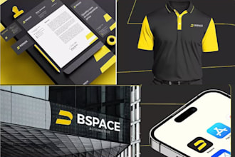 design minimalist logo and full business branding package