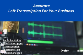 do loft transcription segmentation for accurate transcribing