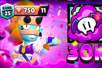 design you a professional brawl stars thumbnail for 8 USD
