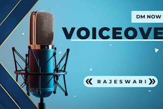 do voiceovers and video edits for your project