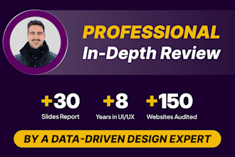 deliver professional UI UX design audits to boost conversions and usability