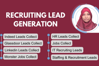 collect recruitment leads for recruiting agency