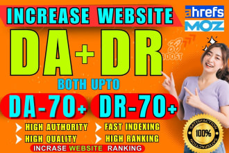 increase DR domain rating ahref da domain authority majestic tf