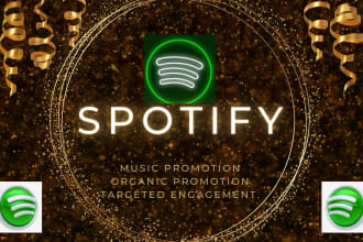 run ads to increase spotify music ,streamer, playlist for spotify music