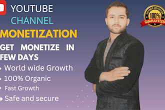 do youtube promotion for monetization organically