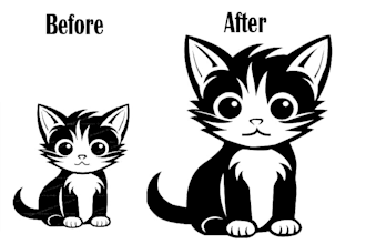 do black and white vector tracing