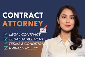 write legal contracts, agreements, nda, terms and conditions, privacy policy