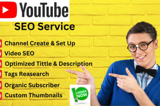 do your youtube video SEO with expert optimization