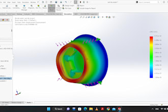 solidworks static, tribology stimulation analysis