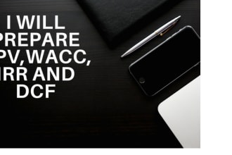 do financial analysis, financial model, multiple, dcf, ratio, npv, wacc, irr